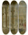 Triptych art skateboard deck of Elemr Halszhradil Venice_3 by Elemir Halasz Hradil (1873-1948)