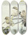 Triptych art skateboard deck of Edward Julius Detmold The Willow Warbler by Edward Julius Detmold (1883-1957)