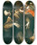 Triptych art skateboard deck of Gioacchino Assereto St Francis Of Assisi In Ecstasy Before A Cherub With A Violin by Gioacchino Assereto (1600-1649)