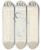 Triptych art skateboard deck of Viking Eggeling Original Drawings And Manuscripts By The Artist And Documentary Material In Lundagard 12 Issue Of November 25 by Viking Eggeling (1880-1925)
