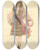 Triptych art skateboard deck of Lon Bakst Costume Design For Act Ii Of Le Prince Anglais by Leon Bakst (1866-1924)