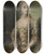 Triptych art skateboard deck of Carl Gustaf Pilo Sofia Magdalena Queen Of Sweden_2 by Carl Gustaf Pilo (1711-1793)