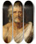 Triptych art skateboard deck of Peter Paul Rubens Portrait Of The Philosopher Seneca by Peter Paul Rubens (1577-1640)