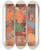Triptych art skateboard deck of Hope Dunlap The Little Boys And Girls Ran Merrily After by Hope Dunlap
