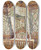 Triptych art skateboard deck of Edwin Foley Gilt State Bed Of Queen Marie Antoinette by Edwin Foley (1859-1912)