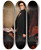 Triptych art skateboard deck of George Peter Alexander Healy Franklin Pierce_1 by George Peter Alexander Healy (1813-1894)