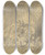 Triptych art skateboard deck of Heinrich Friedrich Fger Two Warriors In Classical Costume Bending Over Two Figures by Heinrich Friedrich Fger (1751-1818)
