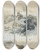 Triptych art skateboard deck of Daniel Urrabieta Vierge Scene From The Suppression Of The Paris Commune In May 1871 by Daniel Urrabieta Vierge (1851-1904)