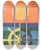 Triptych art skateboard deck of Joseph Binder In Great Water Psalms 10723 by Joseph Binder (1898-1972)