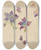 Triptych art skateboard deck of Carel Adolph Lion Cachet Bloemenstudie by Carel Adolph Lion Cachet (1864-1945)
