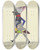 Triptych art skateboard deck of John Elsas Bei Der Erbschaft War Ich Nicht Begehrt by John Elsas (1851-1935)