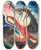 Triptych art skateboard deck of Fritz Stuckenberg Abstractforms by Fritz Stuckenberg (1881-1944)