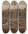 Triptych art skateboard deck of Lockwood De Forest Landscape_4 by Lockwood de Forest (1850-1932)