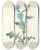 Triptych art skateboard deck of Pierre Joseph Redout La Botanique De J J Rousseau Pl 36 by Pierre Joseph Redoute (1759-1840)