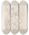Triptych art skateboard deck of Pierreauguste Renoir Le Fleuve Scamandre 1Er by Pierre-Auguste Renoir (1841-1919)