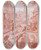 Triptych art skateboard deck of William Hogarth Gin Street by William Hogarth (1697-1764)