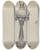 Triptych art skateboard deck of Joseph Leboit Lamp_3 by Joseph Leboit (1907-2002)