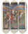 Triptych art skateboard deck of Jean De Bosschre You Have Merited Death A Hundred Times by Jean de Bosschre (1878-1953)