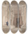 Triptych art skateboard deck of David Roberts Excavated Temple Of Gyrshe Gerf Hussein Nubia by David Roberts (1796-1864)