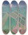Triptych art skateboard deck of Gilbert Sackerman J Dyckman Estate by Gilbert Sackerman (20-)