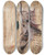 Triptych art skateboard deck of Giovanni Boldini Blick In Einen Venezianischen Kanal by Giovanni Boldini (1842-1931)