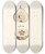 Triptych art skateboard deck of Pierre Joseph Redout La Botanique De J J Rousseau Pl 42 by Pierre Joseph Redoute (1759-1840)