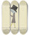 Triptych art skateboard deck of John Elsas Ich Liebe Meine Sorgen Sehr by John Elsas (1851-1935)
