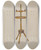 Triptych art skateboard deck of Vincent P Rosel Maple Candlestand by Vincent P Rosel