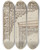 Triptych art skateboard deck of Thomas Byrne Cast Iron Balcony Rail_3 by Thomas Byrne