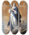 Triptych art skateboard deck of Workshop Of Bartolom Esteban Murillo The Immaculate Conception by Workshop Of Bartolome Esteban Murillo (1617-1682)