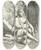 Triptych art skateboard deck of Conrad Goltzius Johannes Dberen I Rkenen by Conrad Goltzius