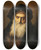 Triptych art skateboard deck of Christian Wilhelm Ernst Dietrich Portrait Of An Old Jew by Christian Wilhelm Ernst Dietrich (1712-1774)