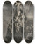 Triptych art skateboard deck of Rembrandt Van Rijn The Descent From The Cross Second Plate by Rembrandt Van Rijn (1606-1669)