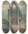 Triptych art skateboard deck of Joseph Clarendon Smith Tintern Abbey by Joseph Clarendon Smith
