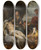 Triptych art skateboard deck of Anthony Van Dyck The Lamentation Over The Dead Christ_3 by Anthony Van Dyck (1599-1641)