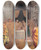 Triptych art skateboard deck of Benvenuto Tisi Presentation At The Temple by Benvenuto Tisi (1481-1559)