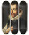 Triptych art skateboard deck of Joseph Heintz The Elder Portrait Of An Unknown Gentleman by Joseph Heintz The Elder (1564-1609)