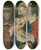 Triptych art skateboard deck of Workshop Of Joos Van Cleve Holy Family by Workshop of Joos van Cleve (1485-1540)