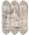 Triptych art skateboard deck of Albert Edelfelt Study Michael And Xenia Children Of Alexander Iii by Albert Edelfelt (1854-1905)