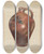 Triptych art skateboard deck of Salvatore Borrazzo Jug by Salvatore Borrazzo