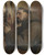 Triptych art skateboard deck of Anthony Van Dyck Saint Francis Of Assisi At The Foot Of The Cross by Anthony Van Dyck (1599-1641)