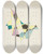 Triptych art skateboard deck of David Kakabadz Abstraction Based On Sailsx by David Kakabadze (1889-1952)