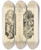 Triptych art skateboard deck of Albert Ilg Allegorien Und Embleme Vol I Pl034 by Albert Ilg (1847-1896)