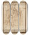 Triptych art skateboard deck of Juan Del Castillo St Jerome by Juan del Castillo (1590-1657)