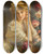 Triptych art skateboard deck of Albert Lynch Dolce Far Niente by Albert Lynch (1860-1950)