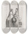 Triptych art skateboard deck of Carl Bloch The Gossiping Wives by Carl Bloch (1834-1890)