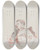 Triptych art skateboard deck of Ivan Ivanec Oficer Legionu Ukraiskich Strzelcw Siczowych 19141920 Siedzcy Z Gow Wspart Na Rce by Ivan Ivanec (1893-1946)