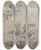 Triptych art skateboard deck of Pietro Da Cortona Design With An Eagle Fighting With A Serpent And A Putto In The Sky Holding An Inscribed Banner by Pietro da Cortona (1596-1669)