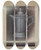 Triptych art skateboard deck of Harry Goodman Pewter Pitcher by Harry Goodman