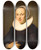 Triptych art skateboard deck of Jacob Adriaensz Backer Portrait Of A Lady by Jacob Adriaensz Backer (1609-1651)
